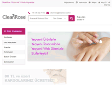 Tablet Screenshot of cleanrose.com.tr